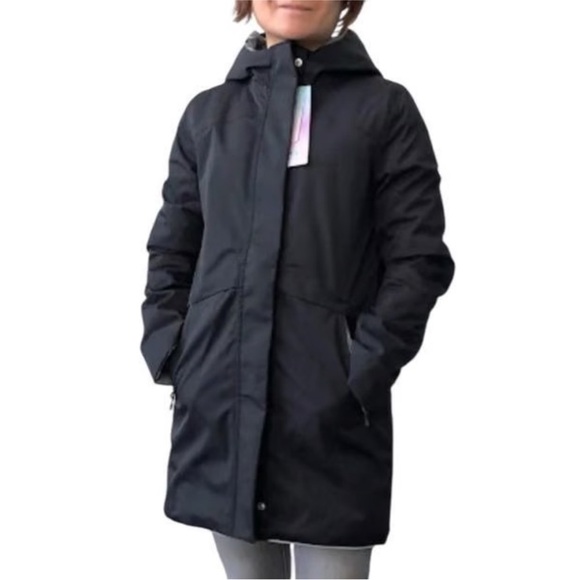 Ivivva Other - Ivivva Black Hooded Kids Raincoat